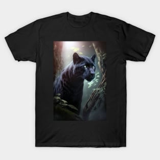 Beautiful Panther Painting T-Shirt